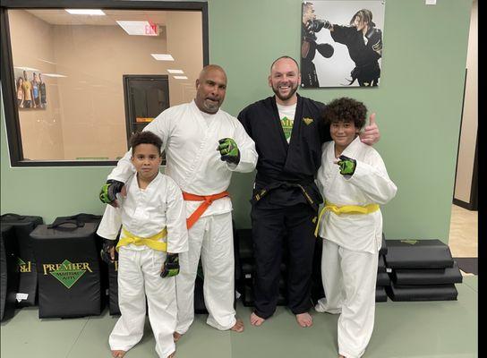 Cordova Family! They all come to Premier Martial Arts!