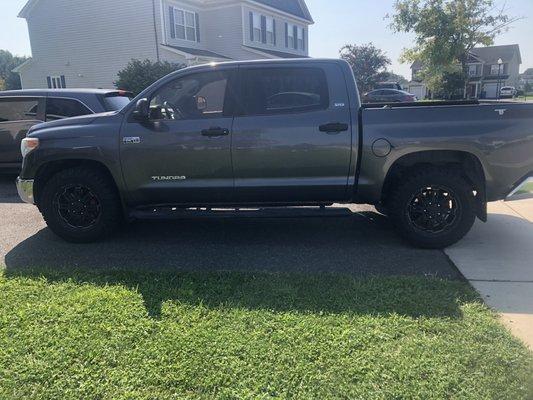 My truck with new shoes!!!!