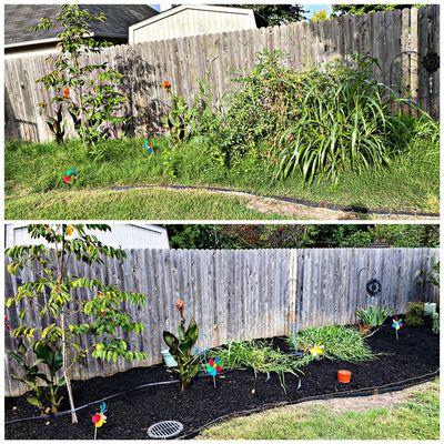 Flower Bed Clean Out, Shrub and Overgrowth Trimming/Removal, Mulch