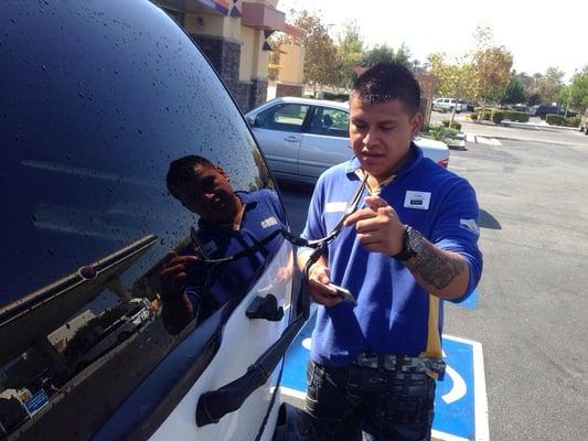 DO NOT USE THE CAR WASH if you like having a rear windshield wiper ...