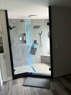 Shower Door installed