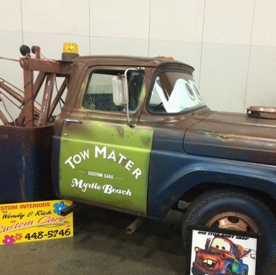 Stop on by to see Tow Mater!