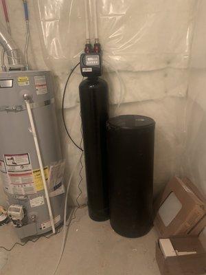 Water softener installations