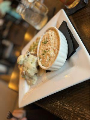 Special: Country Fried steak, subbed with stone ground cheddar grits