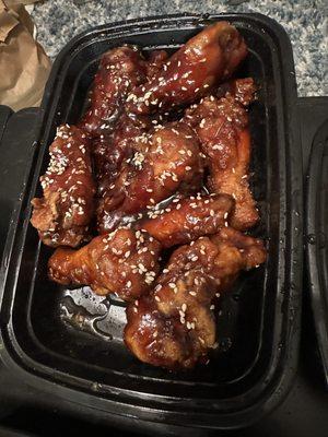 Sesame Chicken Wings ($14)