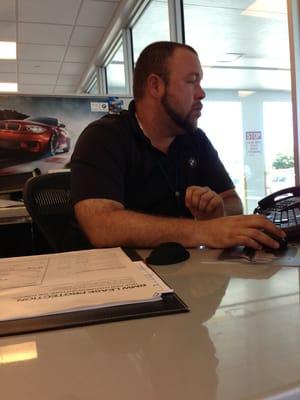 Frank - nice guy, service advisor