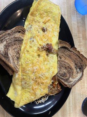 Garbage omelette.