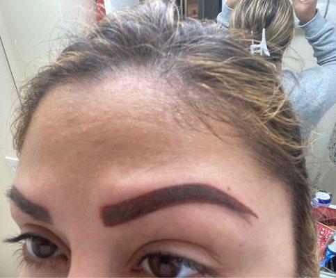 BOTCHED EYEBROWS