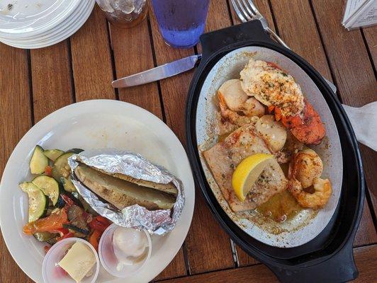 Broiled Seafood Platter