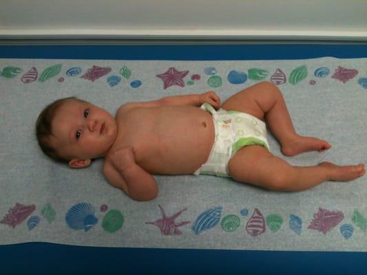 Another happy baby Chillin at Andorra Pediatrics.