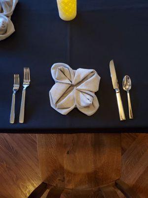 Cloth napkins.