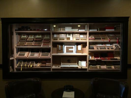 The Aging Room displays some of the rarest luxury cigars in the world