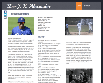 Theo Alexander Website