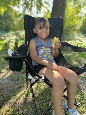 My sweet girl enjoying the nature