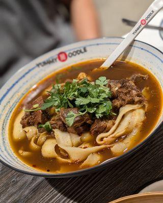 Spicy Beef Brisket Noodle Soup