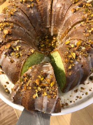 Pistachio Bundt Cake!