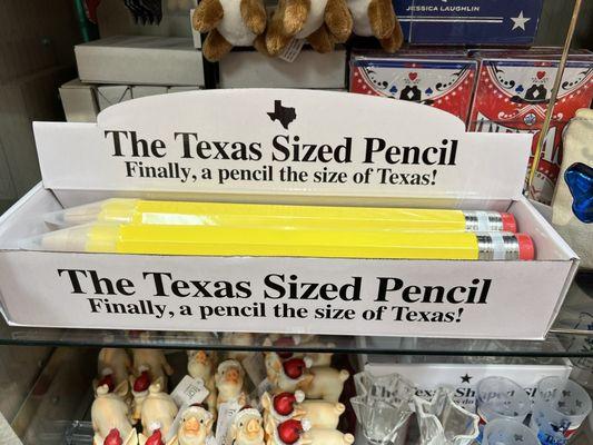 They had a great a great Texas-themed gifts section.