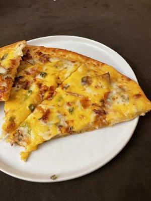 Loaded Potato pizza - good!