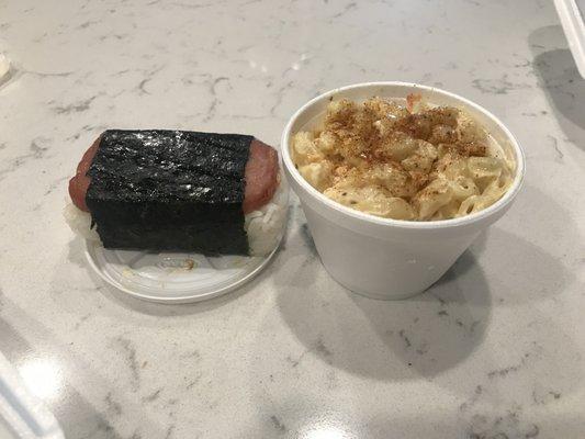 Musubi and side of Mac salad. Yum!