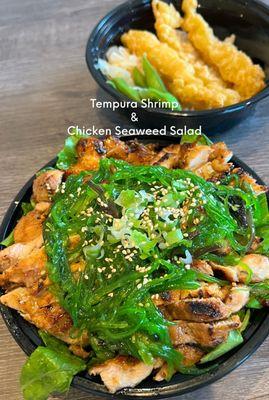 DELICIOUS Grilled chicken with Seaweed Salad