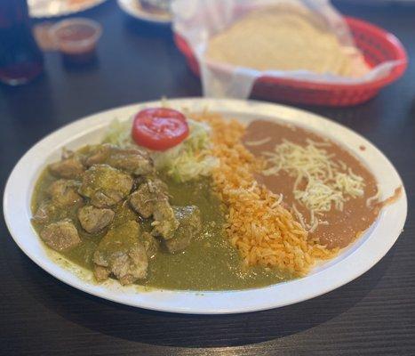 Chile Verde Plate