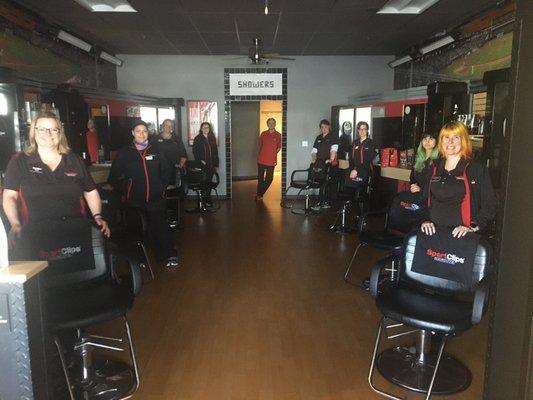 Sport Clips of Port Orchard Staff, 
 June 21, 2022
 Brenda, Sara B, Gen, Sara A, Johny, Janet, Stacy, Tiffany and Hannah!!