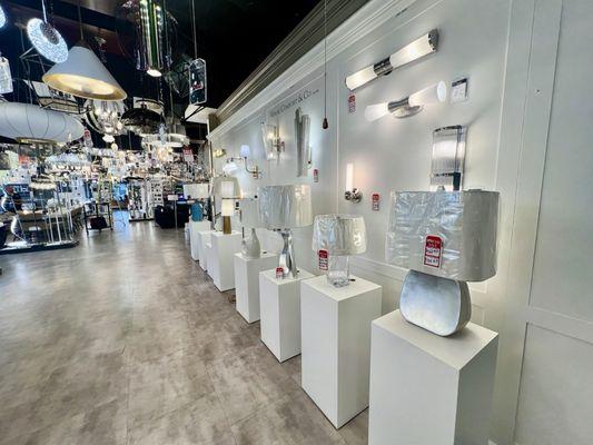 Complete selection of floor lamp, table, lamp, wall, sconce, ceiling, lamp, inside and outside lighting