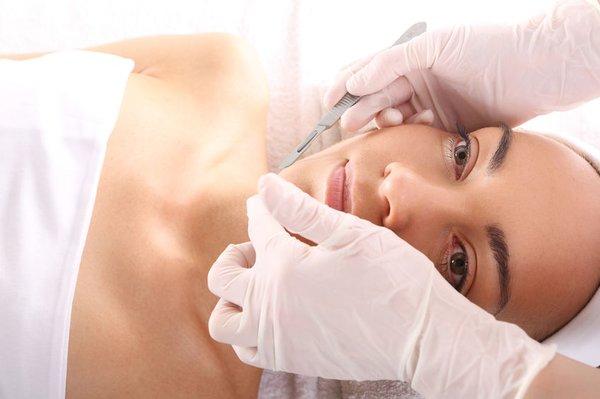 dermaplaning can remove the epithelial layer as well as those vellous facial  hairs.