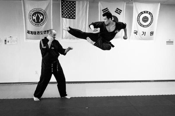 Practice at Franklin Mu Han Total Martial Arts