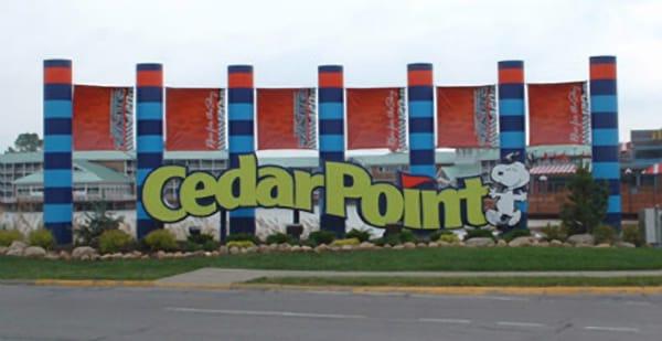 Cedar Point Pole Banners