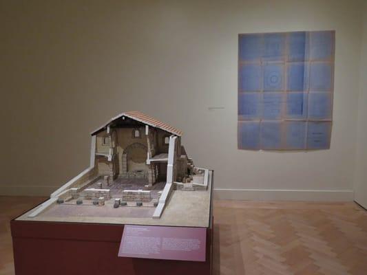 Modeling the Synagogue: From Dura to Touro - Beit Alpha synagogue model and diazotype