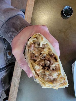 Steak Burrito. YUM!