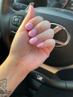 Dipped nails