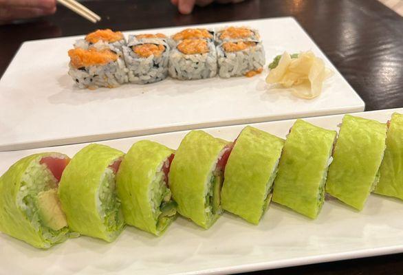 Spicy Salmon Roll and the Gentleman's Roll