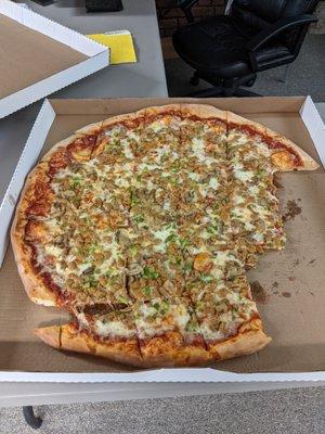 Carrico's 28" pizza