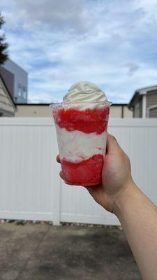 Cherry Italian ice Gelati