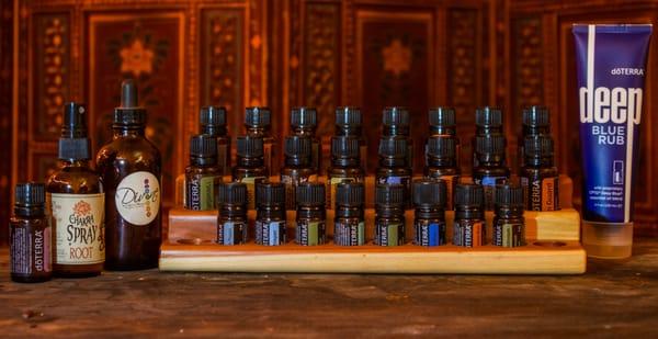 We LOVE aromatherapy and essential oils! We use them in our sessions, craft with them, teach workshops, and MORE!