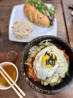 Hot stone bibimbap