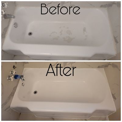 Bathtub strip and refinish