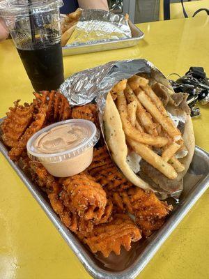 Sweet Potato Fries The Gyro Combo Meal