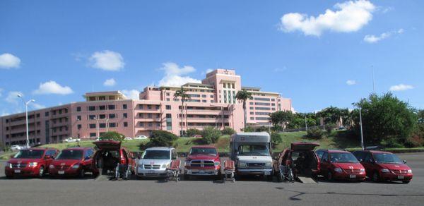 Just a few of our vehicles, many more not shown in picture