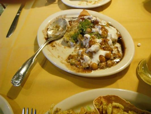 The samosa chaat