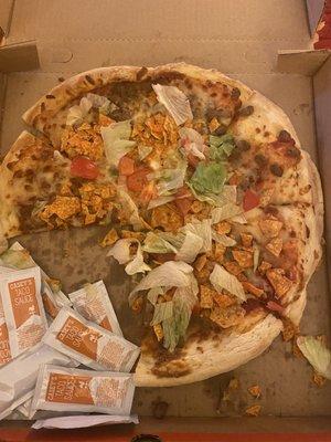 Large Taco Pizza