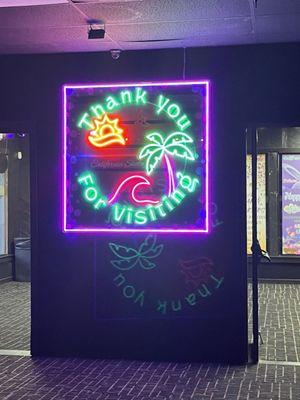 Neon sign