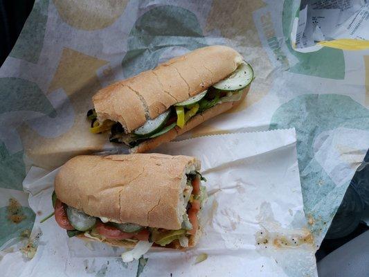 Veggie footlong