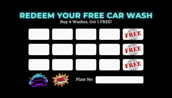 Learn how to get a free car wash service