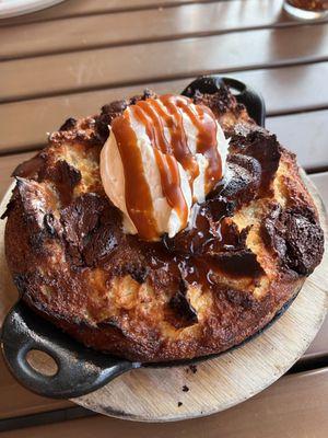 Chocolate Brioche Bread Pudding Souffle ($18)