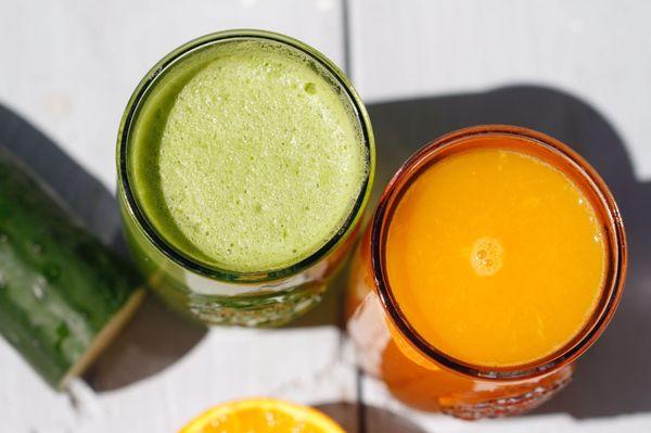 Simple OJ & Simple Green Detox Juice