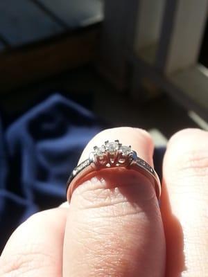 Thank you for the perfect ring! We LOVE you guys!!