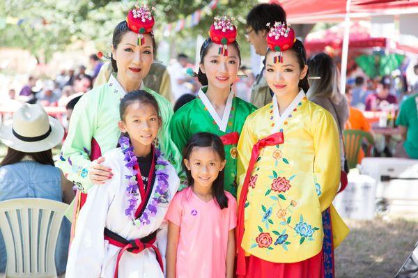 At CTA, Grand Master Kim and Master Beany also give a taste of the Korean culture by performing traditional Korean dances to students.